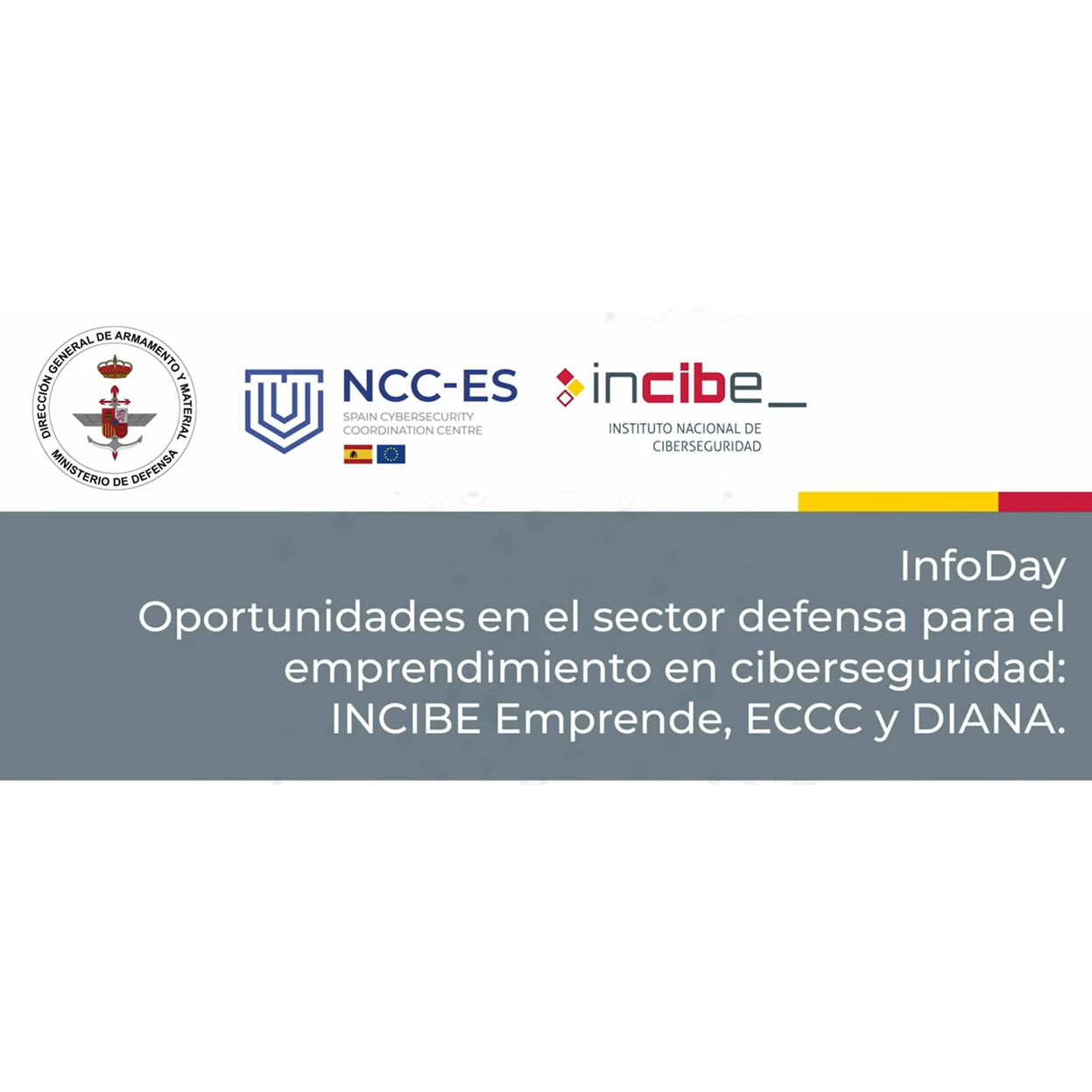 Infoday: Oportunidades en el sector defensa para emprendimiento en ciberseguridad 