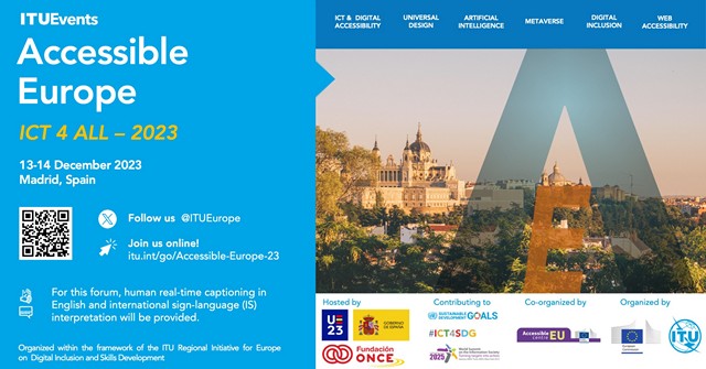 Europa Accesible: TIC para TODO 2023. 