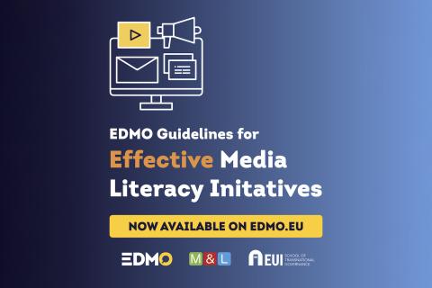 Directrices para iniciativas eficaces de alfabetización mediática