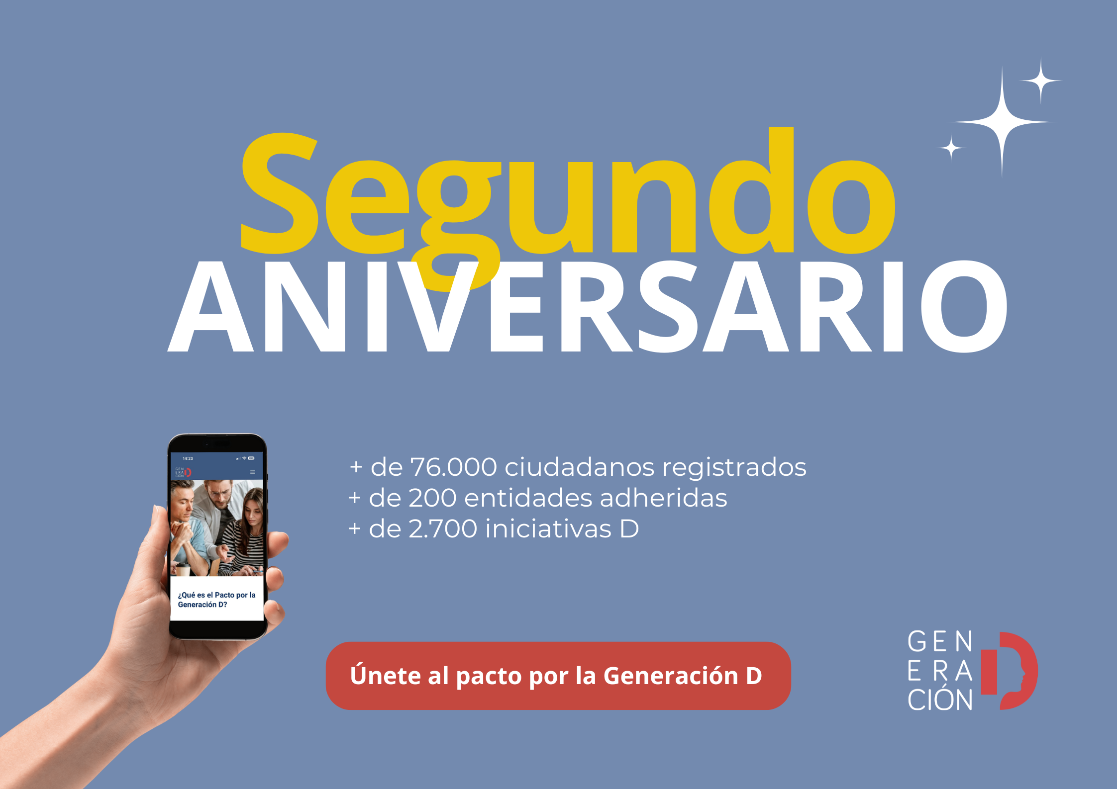 El Pacto por la Generación D cumple 2 años