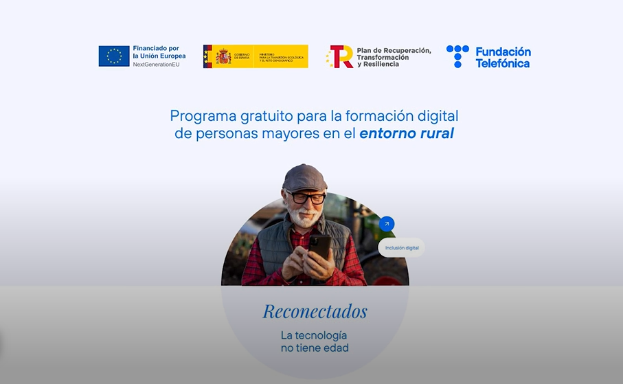 Fundación Telefónica impulsa la capacitación digital de más de 2.250 mayores en zonas rurales andaluzas