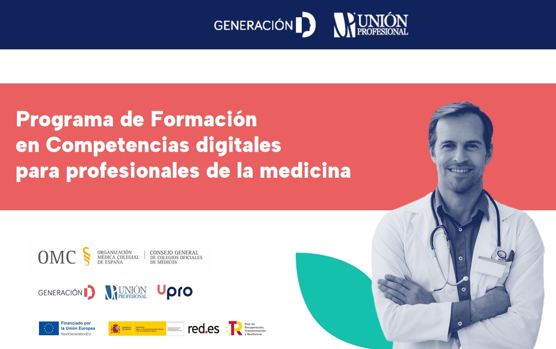 Programa oficial de Competencias Digitales diseñado para médicos que quieren liderar en un entorno clínico cada vez más digital
