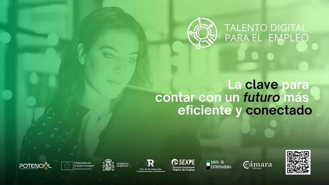 Talento Digital para el Empleo impulsa las competencias digitales de cerca de 200 cacereños en su primer año