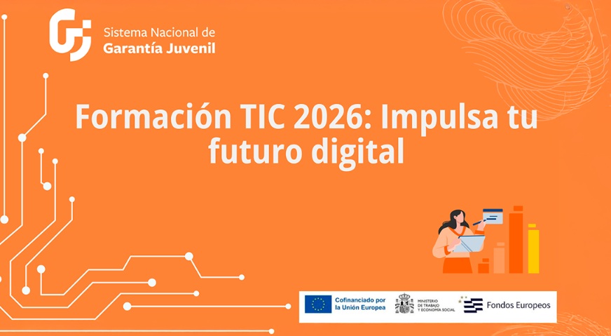 Garantía Juvenil publica una nueva edición del Catálogo TIC 2026 de formación digital para personas jóvenes