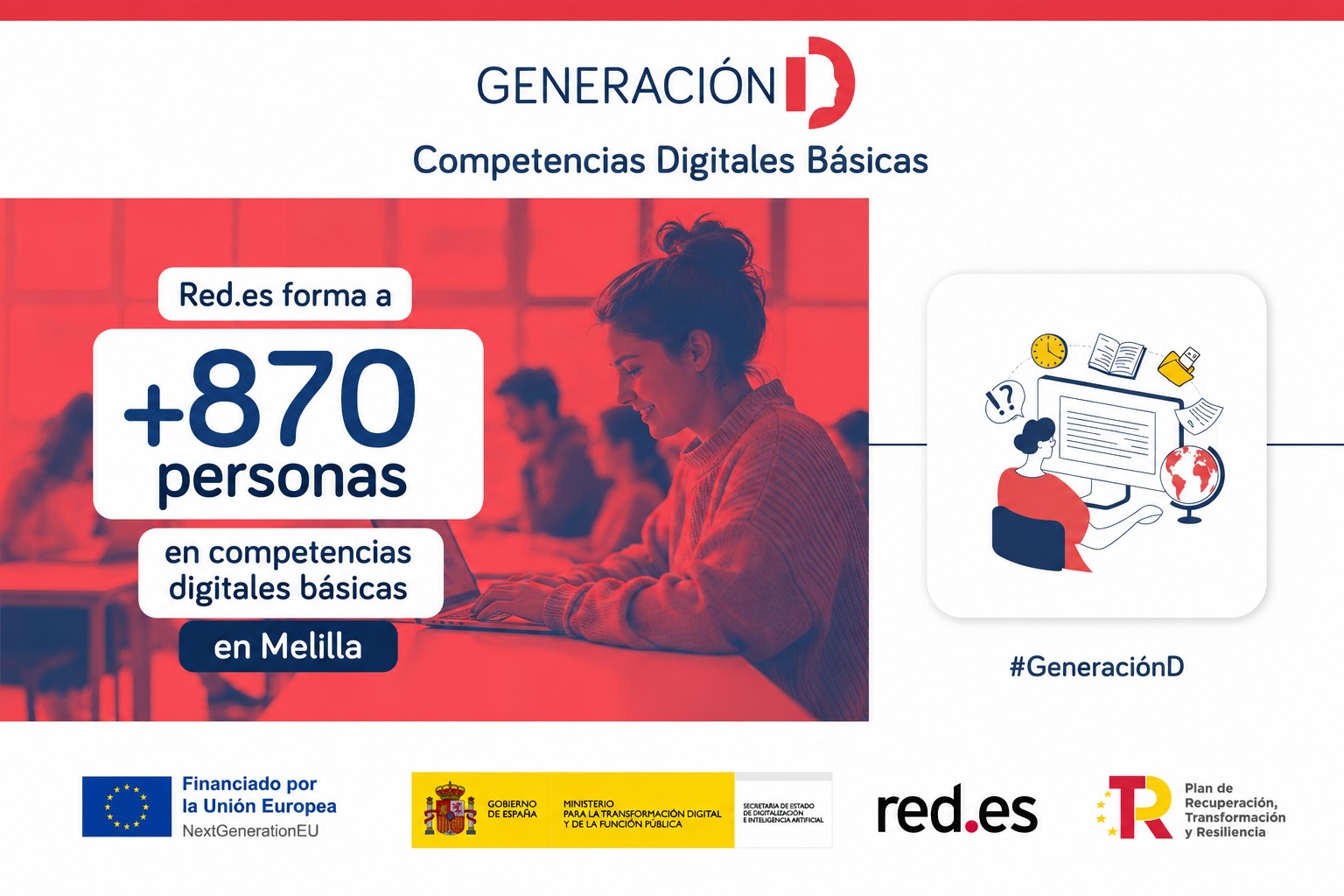 Más de 870 personas se forman en competencias digitales en Melilla