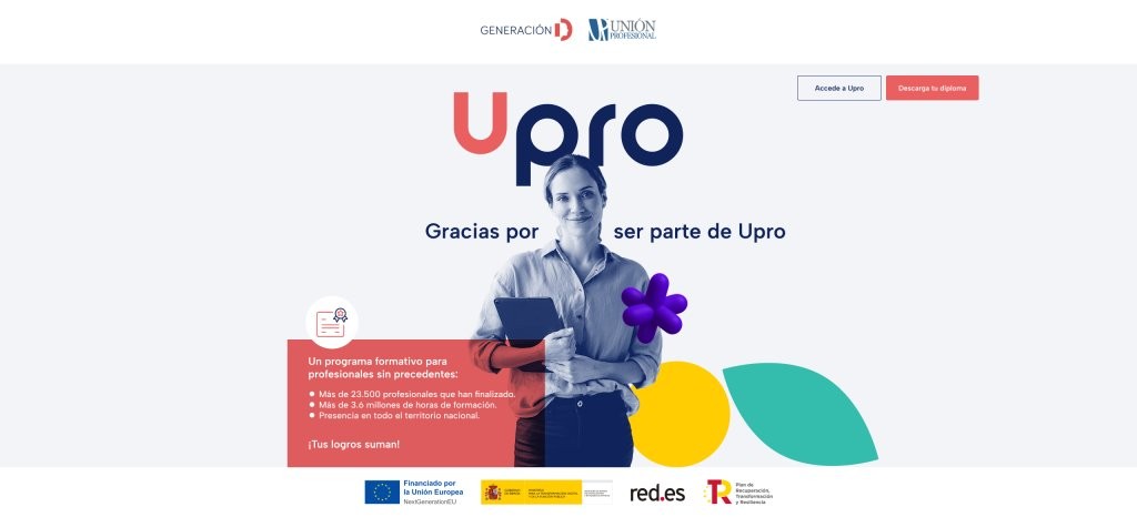 Upro prepara a más de 23.500 profesionales para afrontar los retos de la transformación digital